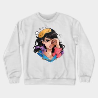 sleepy girl Crewneck Sweatshirt